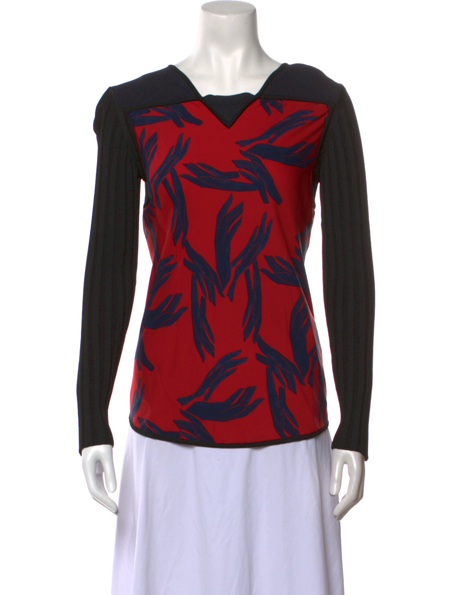 Hermès Silk Printed Top